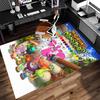 1 Stück My Singing Monsters Druck Teppich - Weiche, Waschbare Rutschfeste Indoor-Matte für Bürostühle, Wohnzimmer, Home Office Dekorteppich