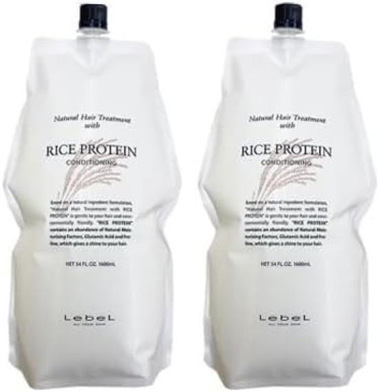 

of Lebel Natural Hair Treatment with RP 1600ml Refill [Set 2] (Rice Protein)