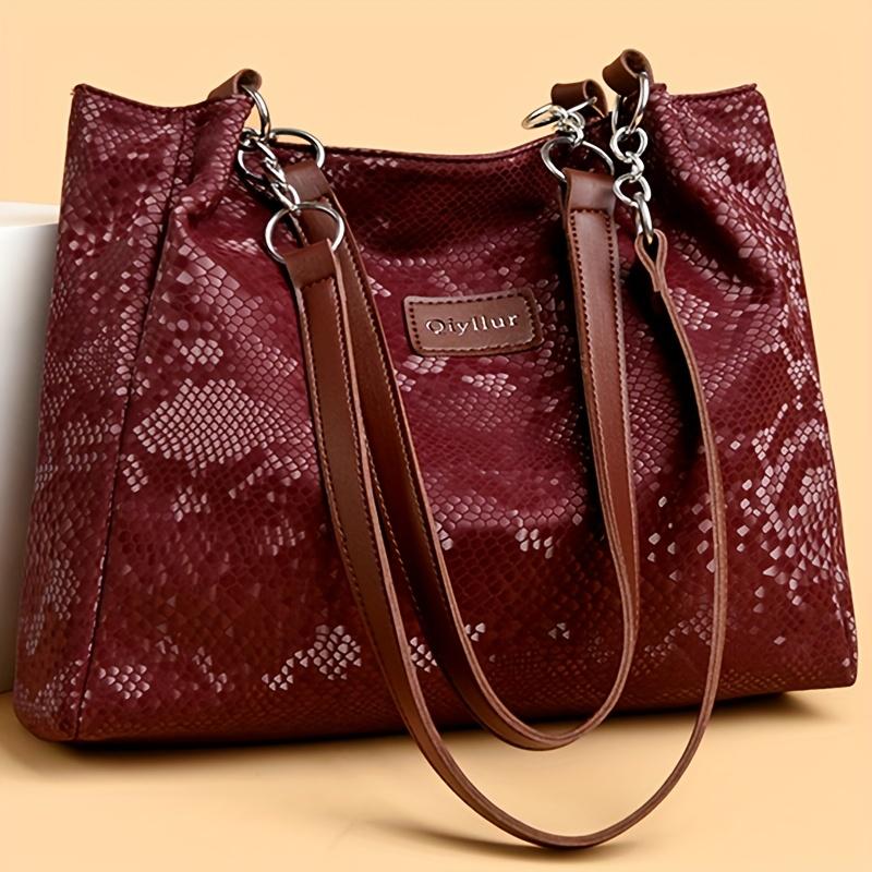 New Women s Fashion Shoulder Bag Tote Bag красный