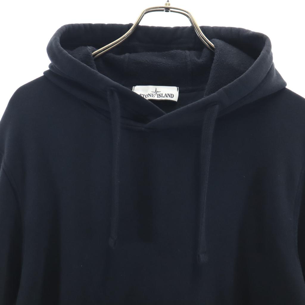 STONE ISLAND Made In Romania Long Sleeve Parker M Black Back Brushed Men's Used