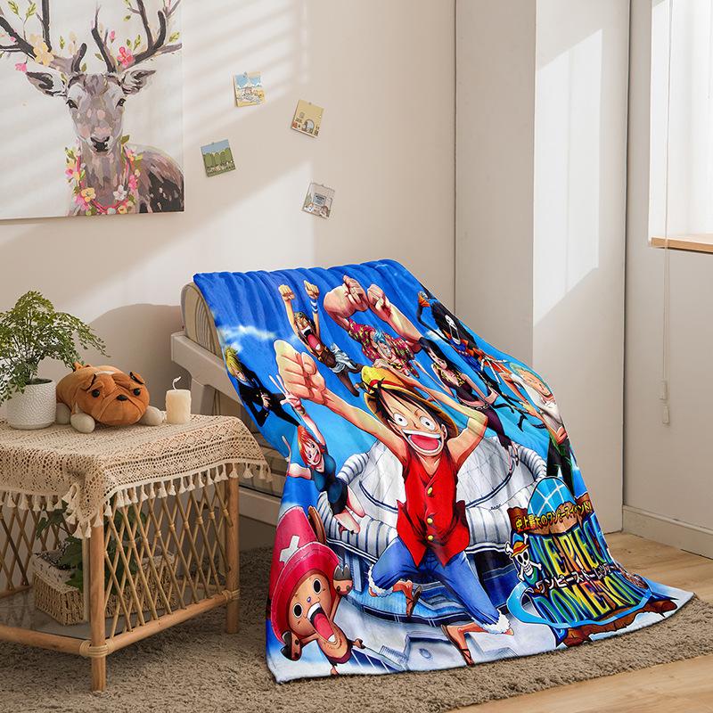 Flannel Fleece Blanket 3D Printed Sofa Blanket Thickened Blanket