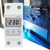LCD Display Single Phase Adjustable Over Voltage Under Voltage Protector 230VAC(63A)