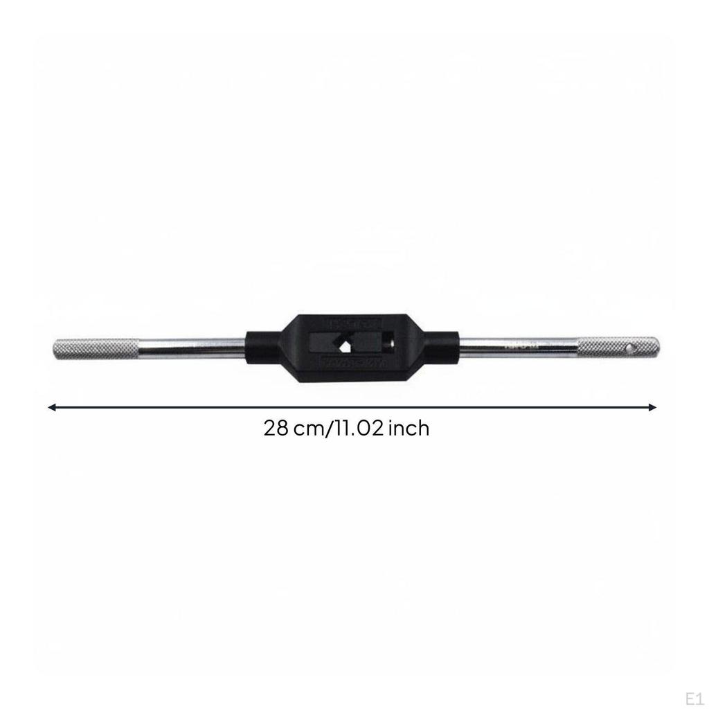 Adjustable Tap Wrench High Hardness Manual Threader Heavy Duty for Professionals