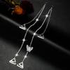 Adjustable Rhinestone Thin Bra Strap Butterfly Heart Crown Pendant Replacement Shoulder Strap Women Wedding Party Dress Accessory