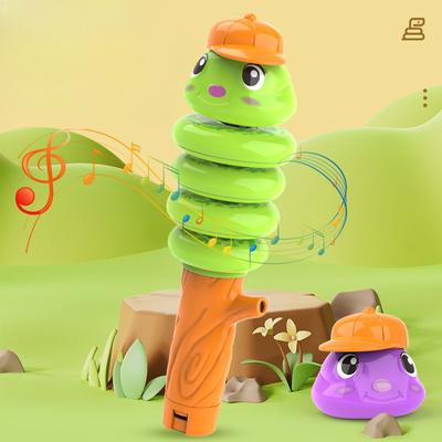 Whistle Twisting Snake Toy Balance Swing Rotating Insect Greedy Eating Snake Toy For Children Decompression Toy Gift