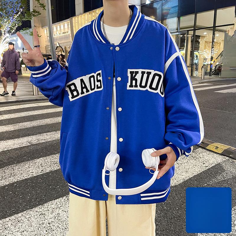 Jacket Men's New Youth New Jacket Junior High School Student Baseball Trend Spring and Autumn Trend Jacket