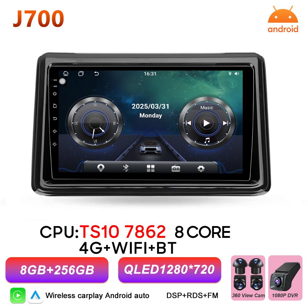 Android 16 Auto Car Radio For Toyota Noah Voxy R80 2014 2015 2016 2017 2018 -2021 Video Multimedia Player 2k Touch Bluetooth RSD