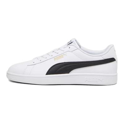 Smash 3.0 White Black Unisex Sneakers Gold 390987-11