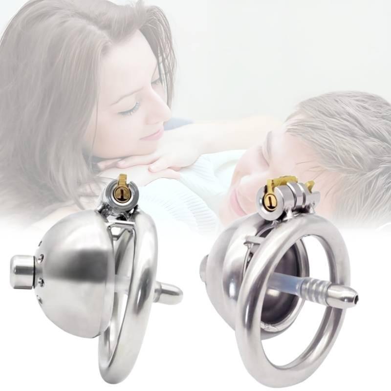 Ultra-compact Chastity Lock For Men Stylish And Discreet Adult Toy For Control