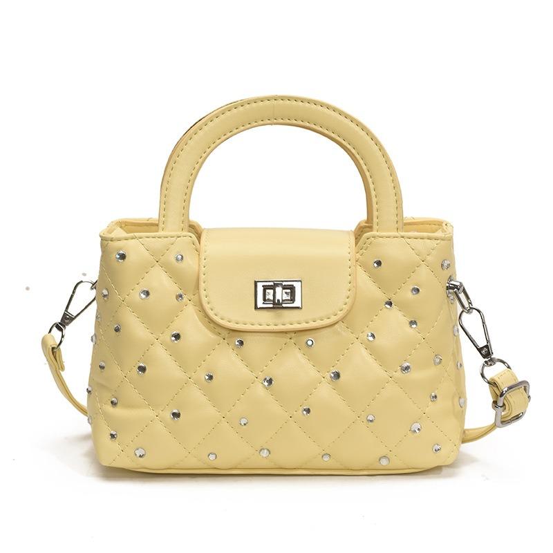 Summer Handbag Bag Women's New Trendy Fashion Diamond-encrusted Diamond Bag Versatile Shoulder Bag Messenger Bag