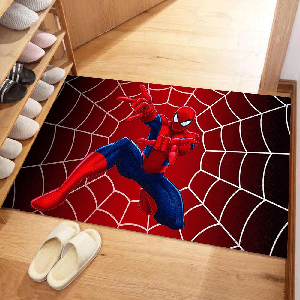 

1 шт. Килим Spider-man, Килимок для кімнати, Спальні та Ігрової кімнати, Міцний, Стійкий до плям та Легкий у догляді, Вітальні 60cm by 90cm