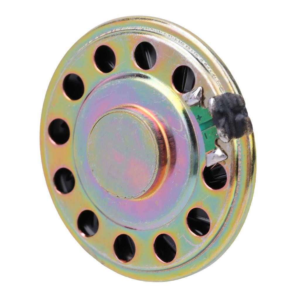10pcs 50x7.6mm 8 Ohm 0.5W Round Speaker Horn Audio Loudspeaker Repair Parts