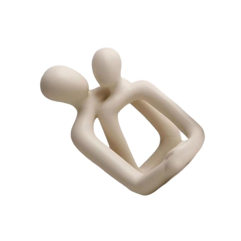 Love Sculpture Abstract Resin Sculpture Couple Sculpture Decorations Wedding Gift