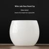 Shangqi White Jade Glazed Bamboo Joint Tea Cups