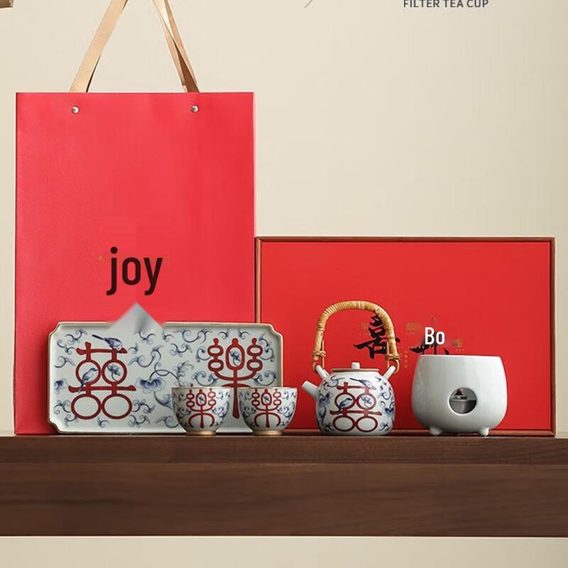 

Forbidden City Cultural Ceramic Tea Set Gift Box