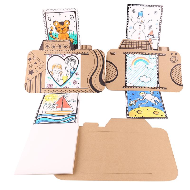 Cardboard Coloring Camera: Creative Art Supplies for Kids