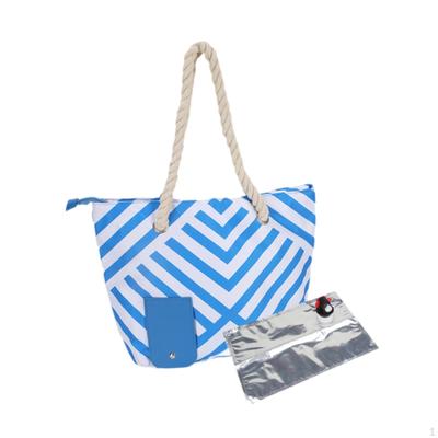 Fermuarlı Kapanış ve Taşıma Sapı ile İçecekler için Plaj Çantası Açık Hava Etkinlikleri