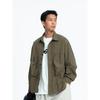 2024 Spring and Autumn Pu Handsome Coat Men's Ins High Street Fashion Brand Hong Kong Style Japanese Harajuku Style Korean Style Trendy Loose Jacket