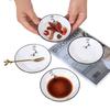 LocknLock Chinese Style Ceramic Sauce Dishes (4-Pack)