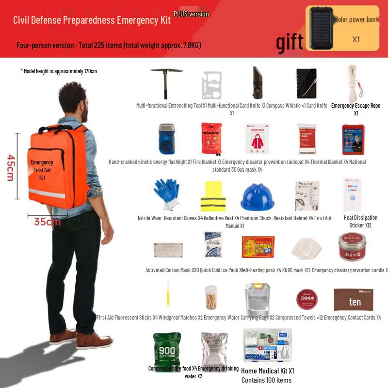 Longzhan Family Emergency Preparedness Kit