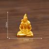 Small Resin Sakyamuni Figurines Decorative Ornament Mini Buddhas Statues Miniature Buddhas Sculptures Home Garden Decors