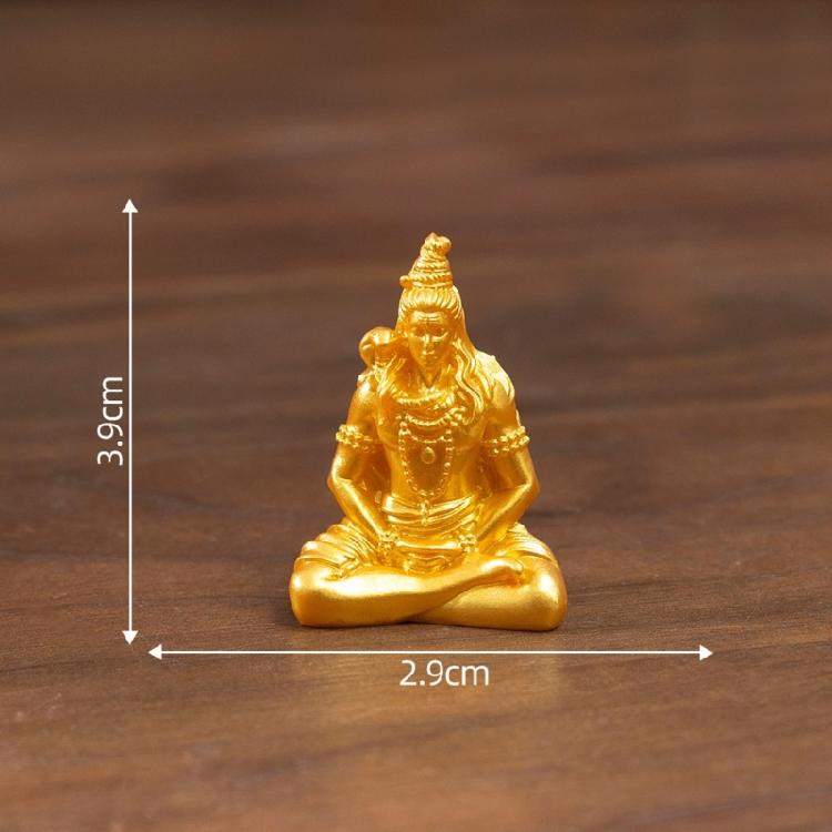 Small Resin Sakyamuni Figurines Decorative Ornament Mini Buddhas Statues Miniature Buddhas Sculptures Home Garden Decors