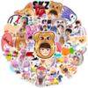 52 naklejki koreańskich celebrytów, naklejki DIY dla męskich celebrytów, winylowe wodoodporne naklejki na zeszyt
