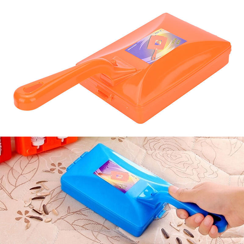 Handheld Carpet Table Sweeper Crumb Dirt Fur Brush Cleaner Collector Roller