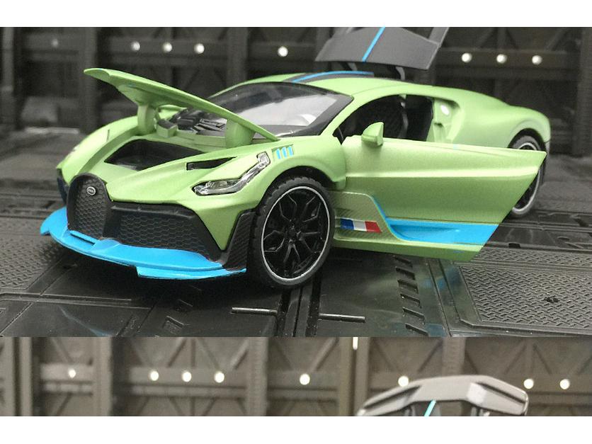 XA3217 Alloy Supercar Model with Sound & Light - Pull Back Metal Toy Car for Boys
