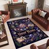 Fantasy Magic Theme Crystal Velvet Rug Personalized Custom Name Text Soft Floor Mat Home Decor