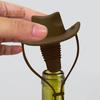 Wine Stopper Cowboy Silicone Bottle Cork Leak-Proof Shelf Display Bottle Stopper Mexican Themed Wine Cork Gift for Wine Lovers