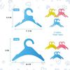 12pcs/set Plastic Dog Apparel Hangers Anti-Skid Small Hangers Pet Clothes Hangers  Hanging Clothes