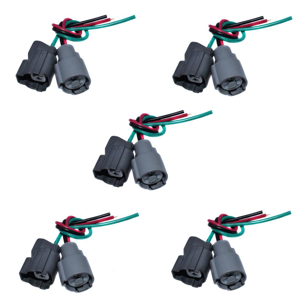 

5 комплектов разъемов-пигтейлов для датчика давления масла и соленоида для Honda Accord Civic Prelude