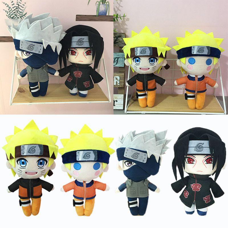 Plush Naruto Anime Toys Uzumaki Hatake Kakashi Uchiha Itachi Stuffed Soft Doll
