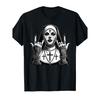 Men'S Gothic Punk T-Shirt - Black Nun Graphic Tee with Chains, Loose Fit Emo Shirt for Concerts, Halloween & Everyday Dark Fashion - Occult Religious