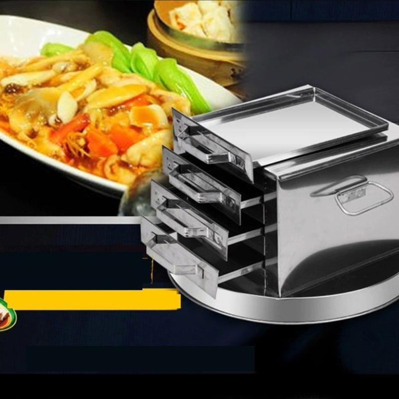 Rice Noodle Roll Food Steamer Kitchen Home Use Devices 3 Draw Cookware Changfen Machine 201 Stainless Steel