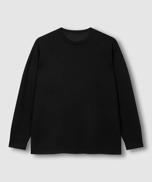 

[JAJU] Men s Soft Sweat Long-Sleeve Lounge T-Shirt [Shipped from Korea] 100% Authentic Black - M