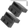 1 Pair Zinc Alloy Door Stopper Replacement Part For Sliding Barn Door Rail Track Barn Door Stopper Accessories