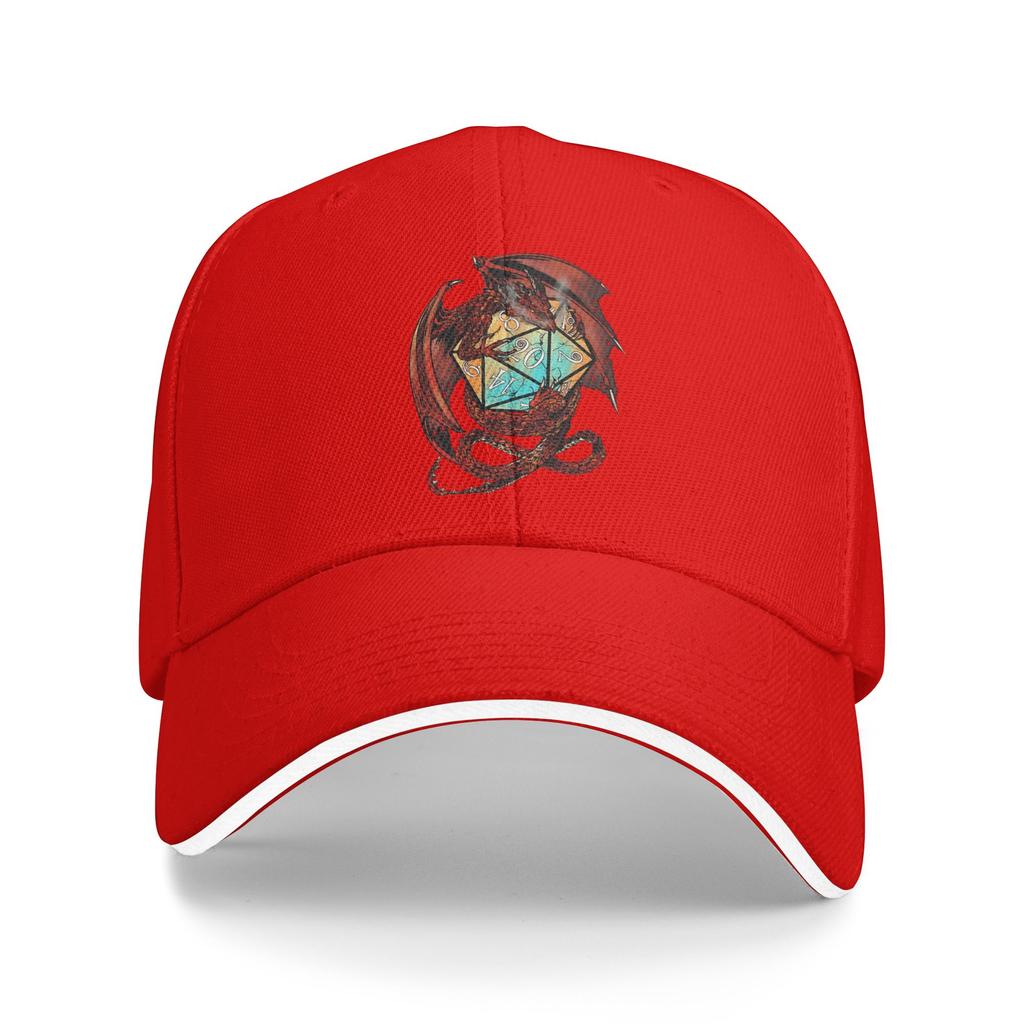 Summer Casual Baseball Cap DDungeon Dragon DnD Master Kpop Rock Hip Hop Hats For Women Unisex Sun Visor y2k Funny Snapback Cap