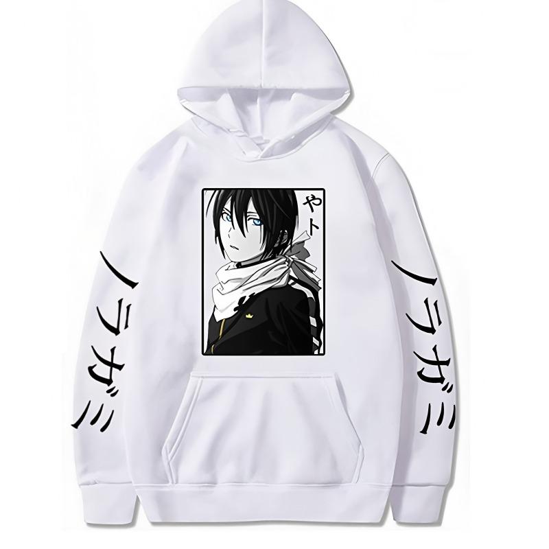 Noragami Yato Japanese Animation Brand Autumn Winter Hoody Clothes Vintage Fashion Unisex Long Sleeve Pullovers