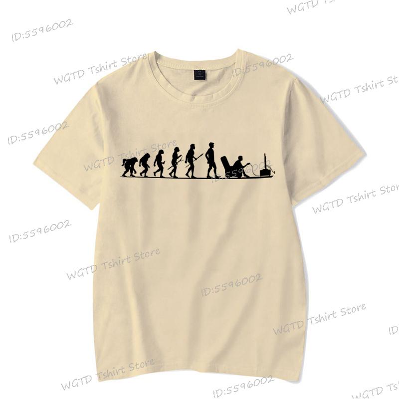 Evolution Gamer T-Shirt Funny Gift for Gamers Video Game T-Shirts for Men Crew Neck Funny Evolution Gamers Summer Tops Clothes