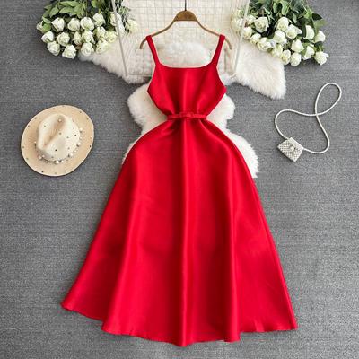 Vasaras sieviešu modes, elegantas, bezpiedurkņu spageti siksniņas, cietas, garas, liela izmēra, dzimšanas dienas ballīšu kleitas ar jostu