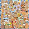 Waterproof Cute Beaver Cartoon Journal Stickers - 50 Sheets for Children's Creative Decor