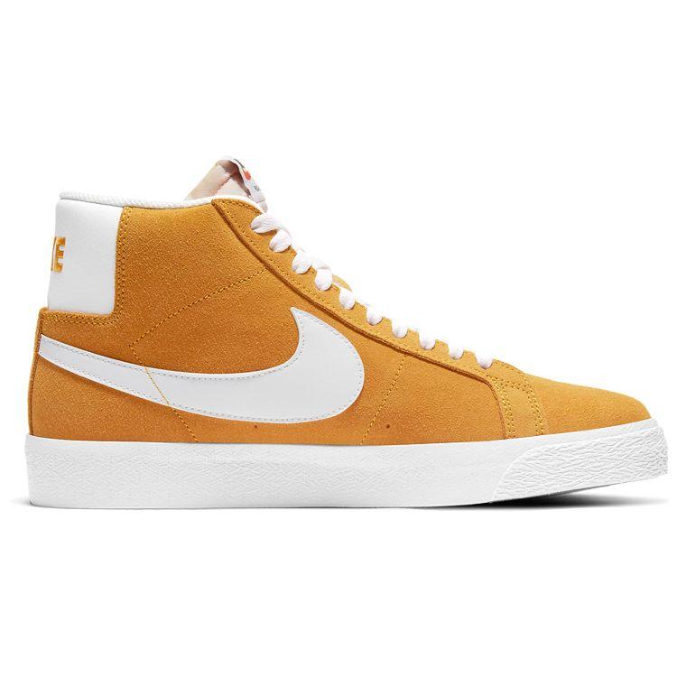 Nike Zoom Blazer Mid SB University Gold Unisex Sneakers Yellow Black White 864349-700