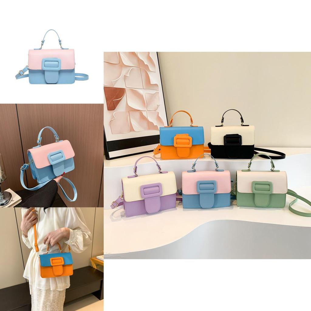 2024 Spring New Pure Color Casual Fashion Stylish Lady Shoulder Crossbody Handbag