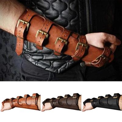 Men's  Knight Punk Bracelet And Arm  PU Leather