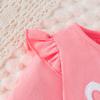 3PCS Baby Girl Clothes Outfits Long Sleeve Lovely Rabbit Bodysuit+Flower Pants+Headband Autumn Casual Wear for Infant 0-18 Months
