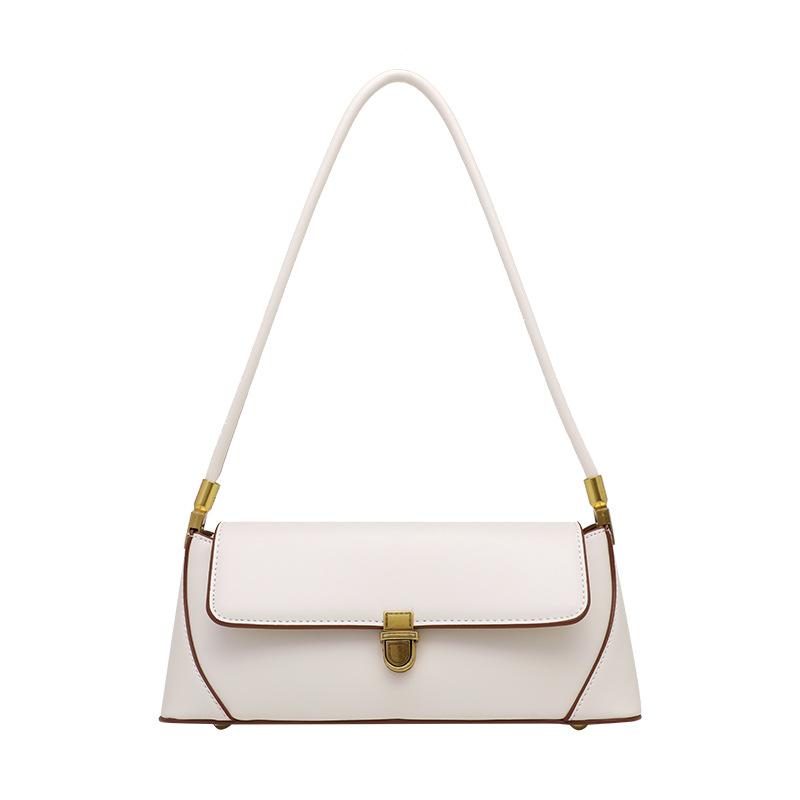 

Нишевый дизайн, ретро женские сумки, сумки через плечо, сумки-багеты, модные и универсальные женские сумки белый