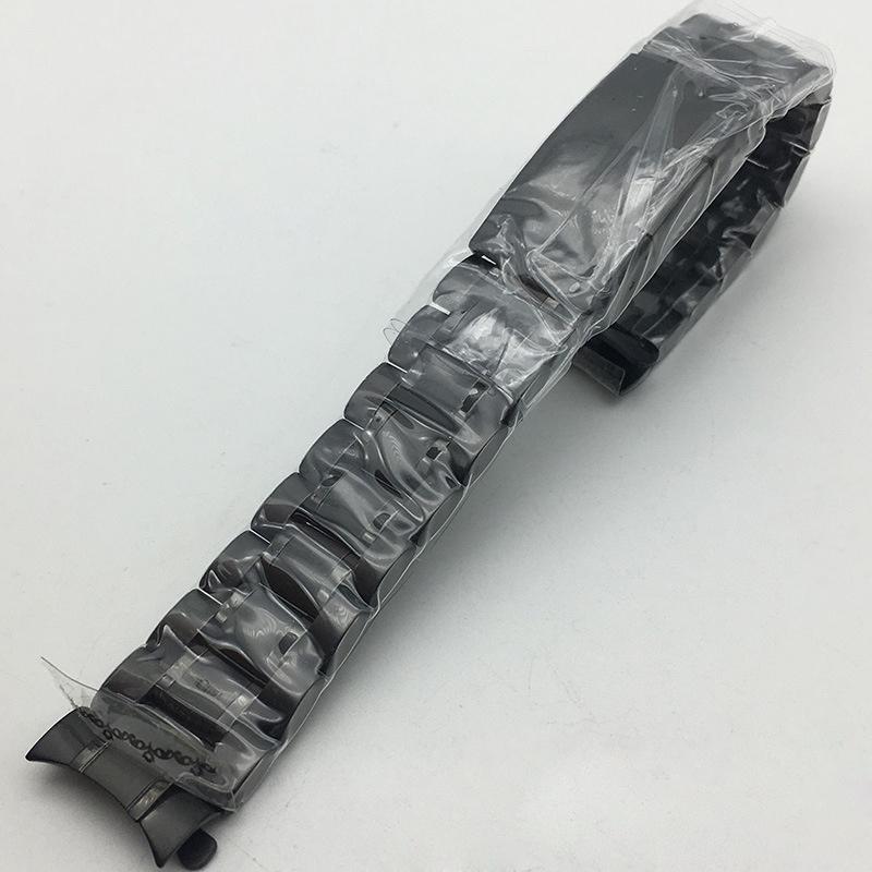 Solid Stainless Stainless Steel Single-Side Folding Buckle Watch Accessories Steel Arc Mouth