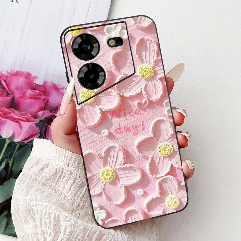 For Tecno Pova 5 Case LH7n Cute Fashion Pattern Cover Soft TPU Phone Cases For Tecno Pova 5 Pro LH8n Pova5 Pro Back Cover Bumper